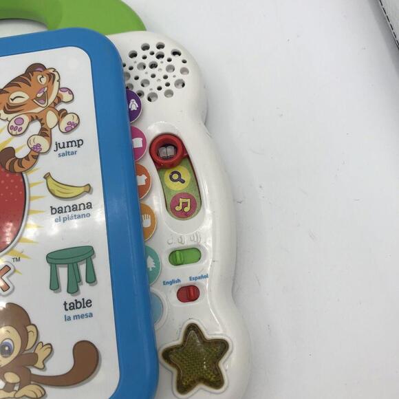 VTech Leapfrog Learning Friends 100 Words Electronic English Spanish Toy Book - Picture 3 of 15